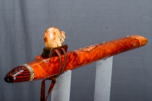 Redwood Hanging Burl Native American Flute, Minor, Mid F#-4, #N34G (1)